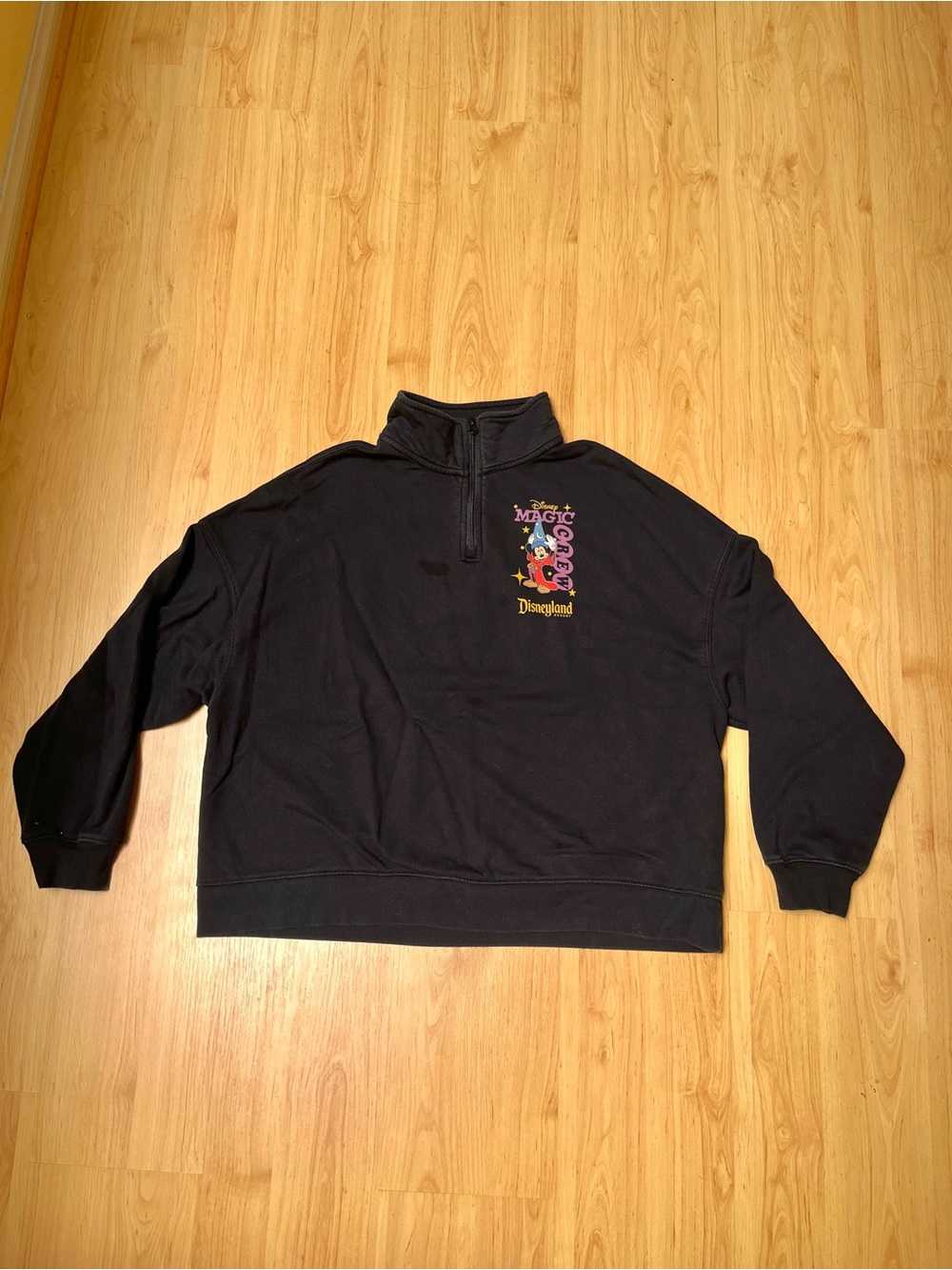 Disney Magic Crew Mock Neck Pullover Sweater
